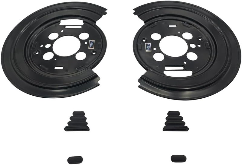Forlevlaep 924-685 2Pcs Rear Driver & Passenger Side Brake Backing Plates for Chrysler Aspen 2007-2009 for Dodge Durango 2007-2009 for Ram 1500 2011-2012 for Ram 1500 Pickup 2006-2010 - Image 1